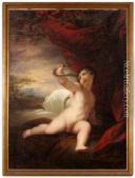 Herkulesbarnet Och Ormarna Oil Painting - Sir Joshua Reynolds