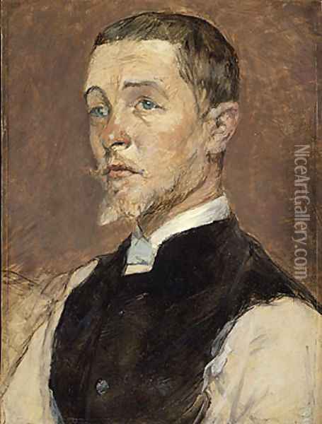 Albert (Ren Grenier) 1887 Oil Painting - Henri De Toulouse-Lautrec