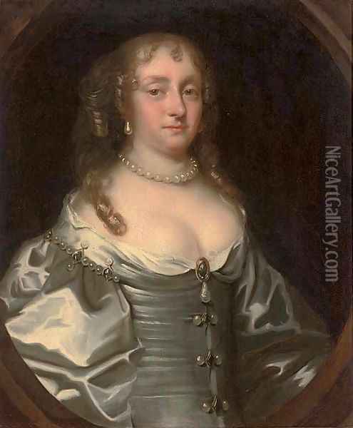 Portrait of Margaret, Lady Style (d.1718) Oil Painting - Sir Peter Lely
