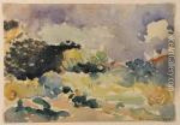 Landscape Oil Painting - Henri Edmond Cross