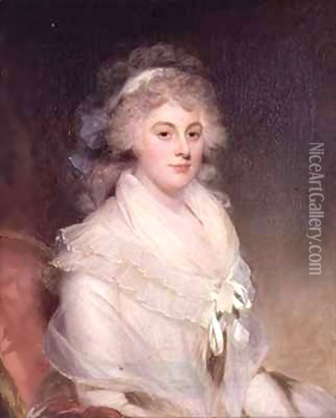 Elizabeth Beauclerk, Lady Herbert (1766-93) Oil Painting - Sir William Beechey