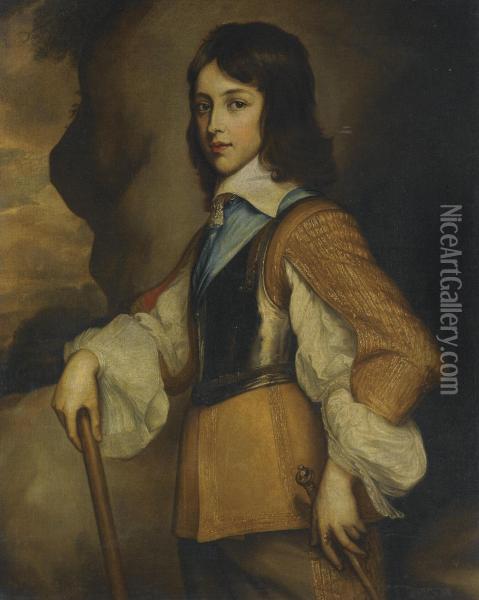 Portrait Of Henry Stuart, Duke Of Gloucester (1640-1660) Oil Painting - Adriaen Hanneman