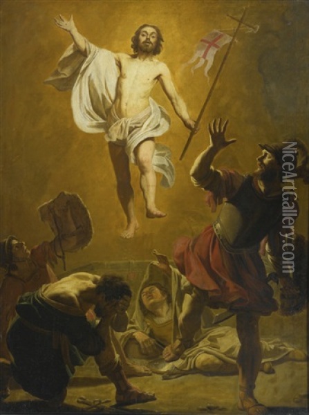 Resurrection Of Christ Oil Painting - Jan Janssens