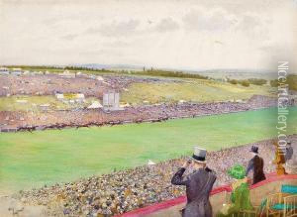 Derby Day Oil Painting - Cecil Charles Aldin