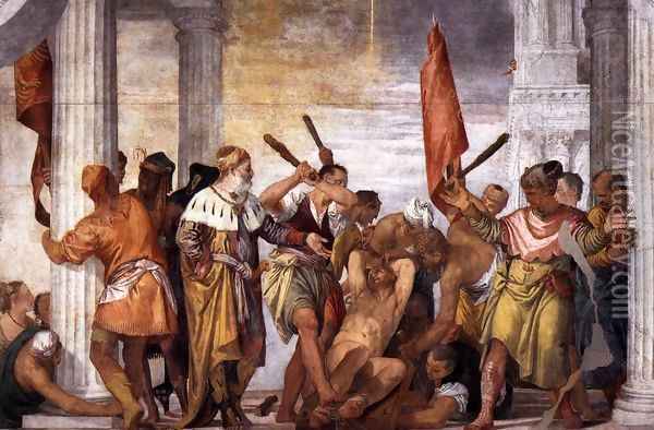 Martyrdom of St Sebastian Oil Painting - Paolo Veronese (Caliari)