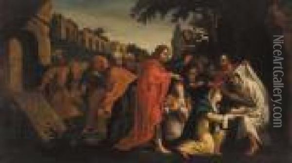 The Raising Of Lazarus Oil Painting - Peter Paul Rubens