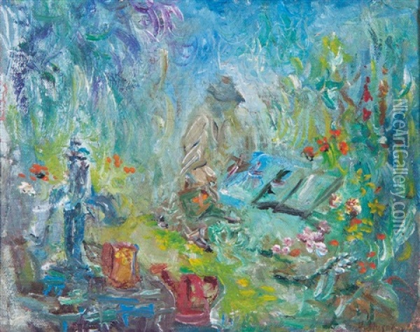 Beekeeper Oil Painting - Grigorij Musatov