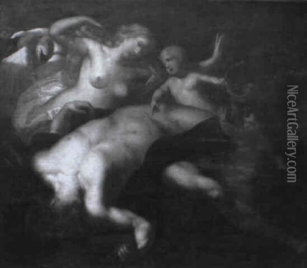 La Mort D'adonis Oil Painting - Augustus (Snip) Terwesten