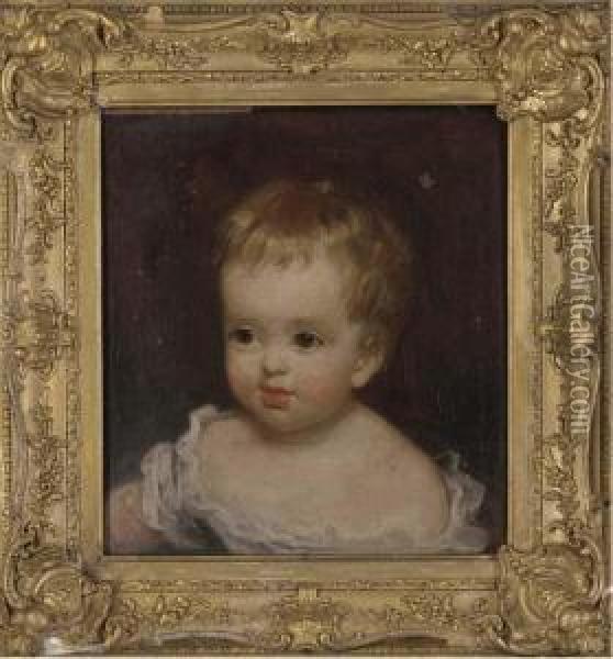 Portrait Of Julia Maria Wilbraham Oil Painting - George Henry Harlow