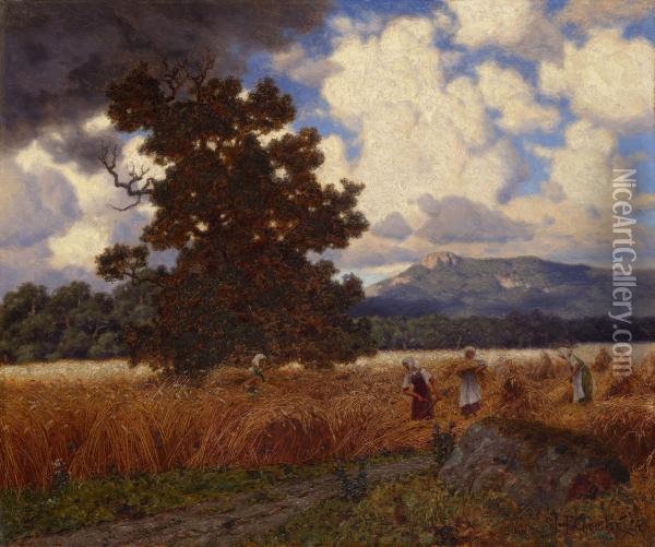 The Harvest Oil Painting - Ivan Fedorovich Choultse