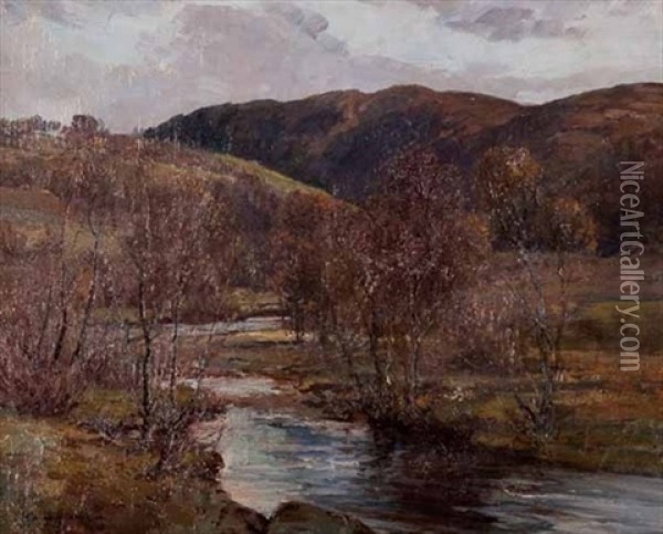 Scottish Landscape Oil Painting - Joseph Morris Henderson
