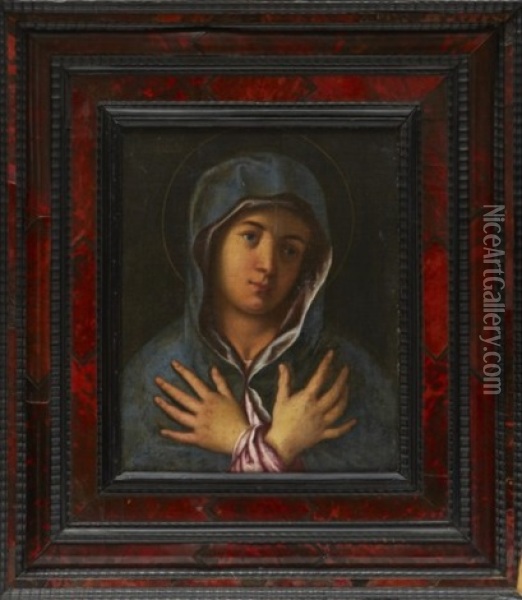 Madonna Annunziata Oil Painting - Giovanni Bellini