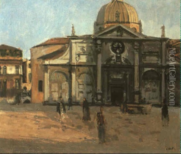 Santa Maria Formosa, Venice Oil Painting - Walter Sickert