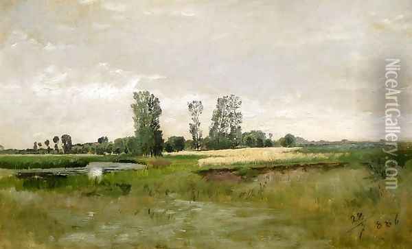 Summer landscape Oil Painting - Roman Kochanowski