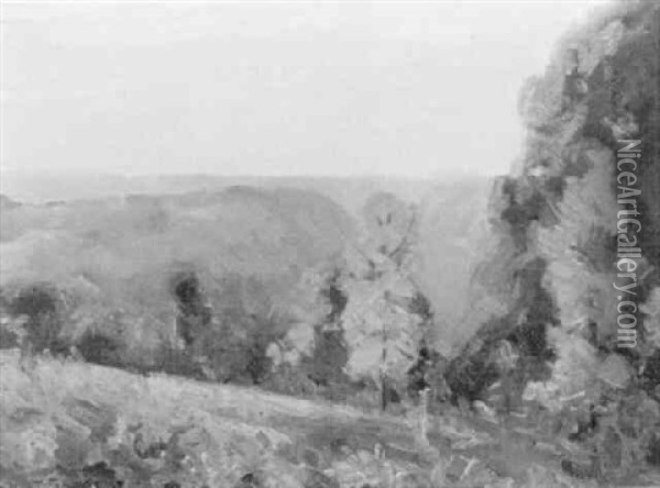 Hills Of Brown County Oil Painting - Paul Turner Sargent