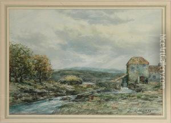 Watermill At Pitlochery Oil Painting - John Hamilton Glass