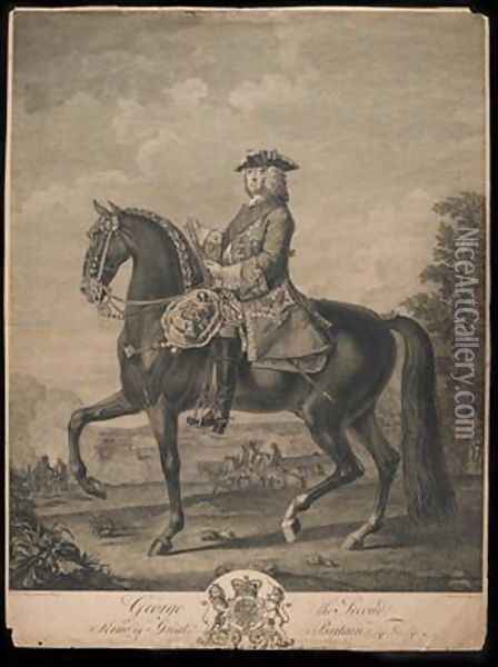 King George II 1683-1760 Oil Painting - David Morier