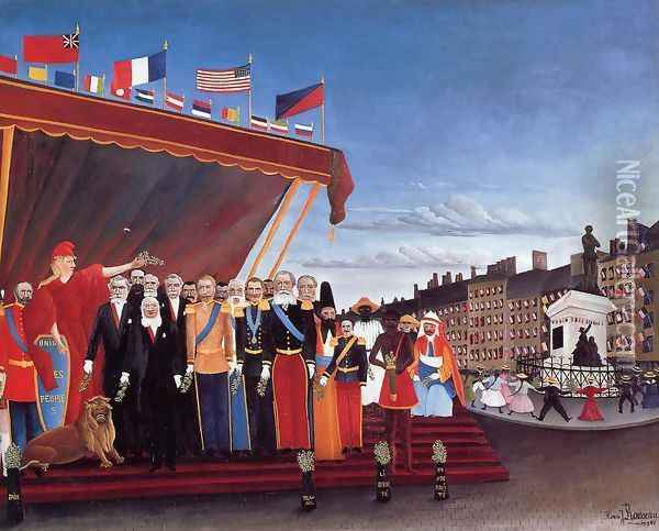 The Representatives Of Foreign Powers Oil Painting - Henri Julien Rousseau
