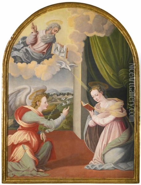 The Annunciation Oil Painting - Niccolo Betti