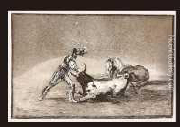 From La Tauromaquia Oil Painting - Francisco De Goya y Lucientes