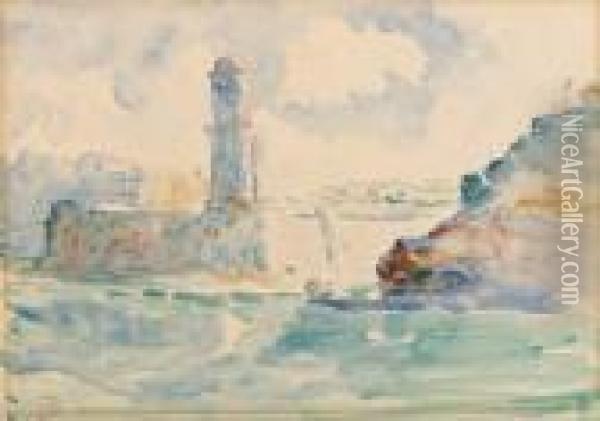 Le Port De Collioure Oil Painting - Henri Edmond Cross
