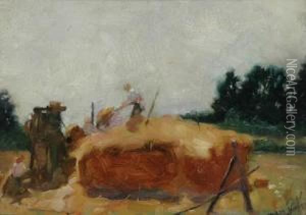 The Hay Stack Oil Painting - William Beckwith Mcinnes