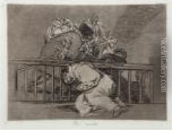 Asi Sucedio (from Los Desastres De La Guerra) Oil Painting - Francisco De Goya y Lucientes