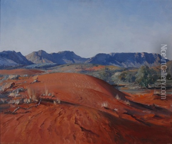 Sandhills On Alambie Station Oil Painting - Robert Johnson
