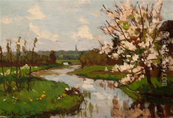 Spring Oil Painting - Nicolaas Bastert