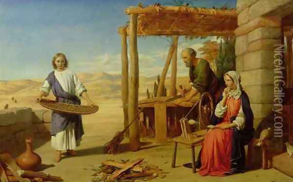 Our Saviour Subject to his Parents at Nazareth Oil Painting - John Rogers Herbert