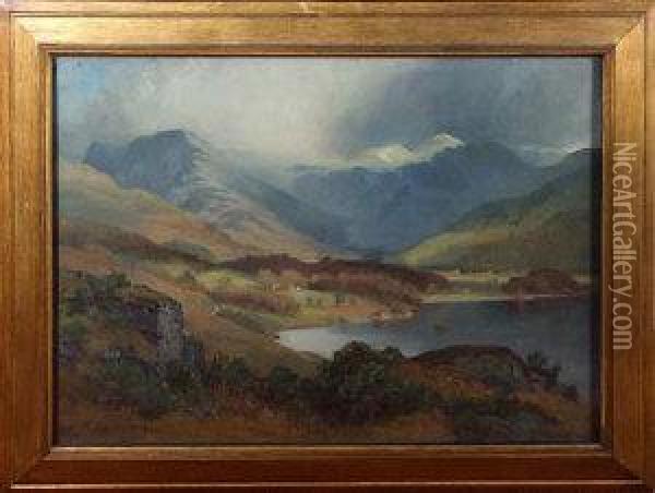 Woodhouse, Buttermere Oil Painting - Niels Moeller Lund