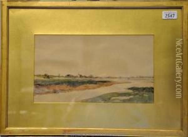 Coast At Bosham Oil Painting - Wilfred Williams Ball