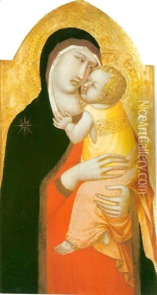 Madonna and Child 2 Oil Painting - Pietro Lorenzetti