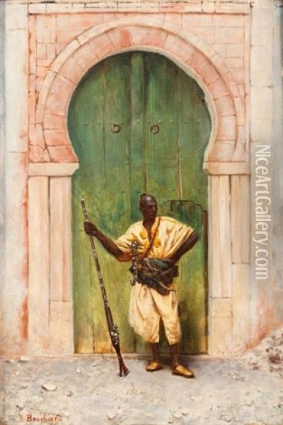 Le Nubien Oil Painting - Paul Louis Bouchard