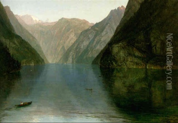 View Of Eisbee Oil Painting - Frederic Edwin Church