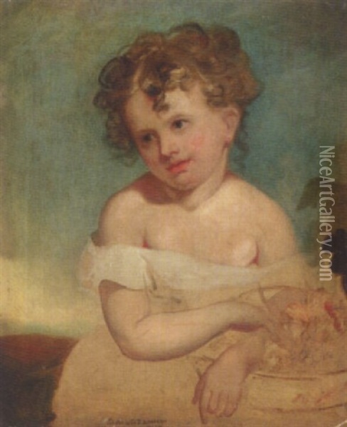 Portrait Of A Child Oil Painting - Thomas Lawrence