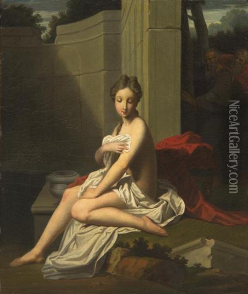 Bathing Women Oil Painting - Jean Auguste Dominique Ingres