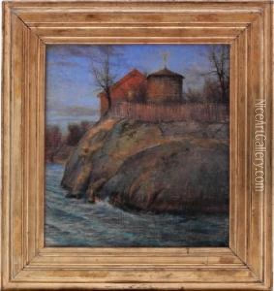 Elegi Ii 1894 Oil Painting - Prince Eugen Of Sweden