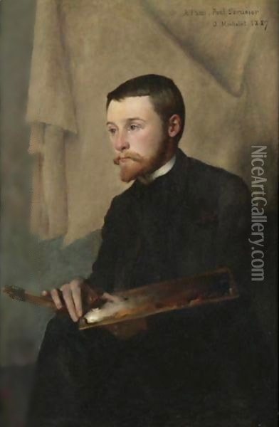 Portrait De Paul Serusier Oil Painting - G.C. Michelet