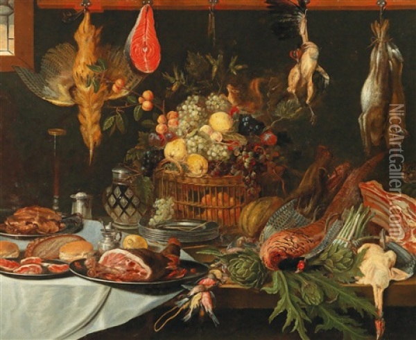 A Still Life With Game Oil Painting - Frans Snyders