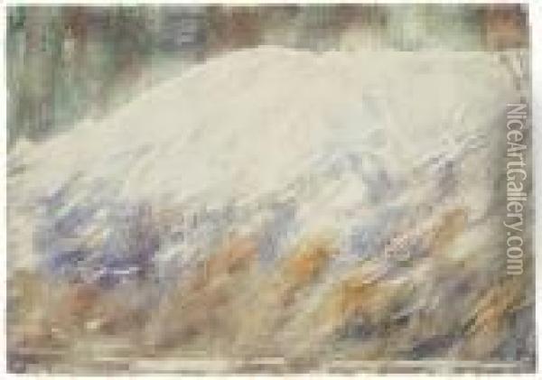 Berg Im Schnee Oil Painting - Christian Rohlfs