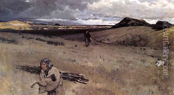 The Toilers of the Plains Oil Painting - Henry Farny