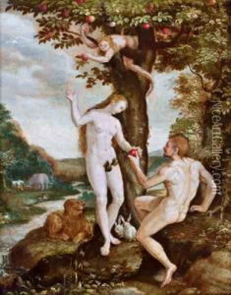 Il Peccato Originale Oil Painting - Hans Baldung Grien