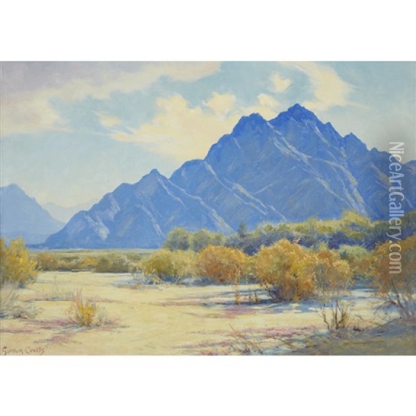 Sage And Mountains Oil Painting - Gordon Coutts