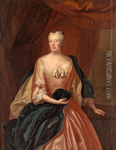 Ingeborg Christina Stael Von Holstein Oil Painting - Olof Arenius