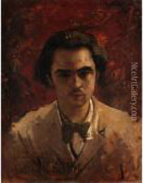 Portrait Of A Gentleman Oil Painting - Gustave Courbet