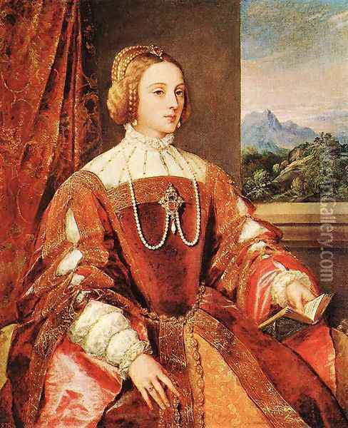 Empress Isabel of Portugal 1548 Oil Painting - Tiziano Vecellio (Titian)