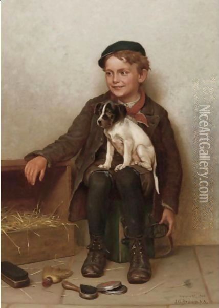 Business Neglected Oil Painting - John George Brown