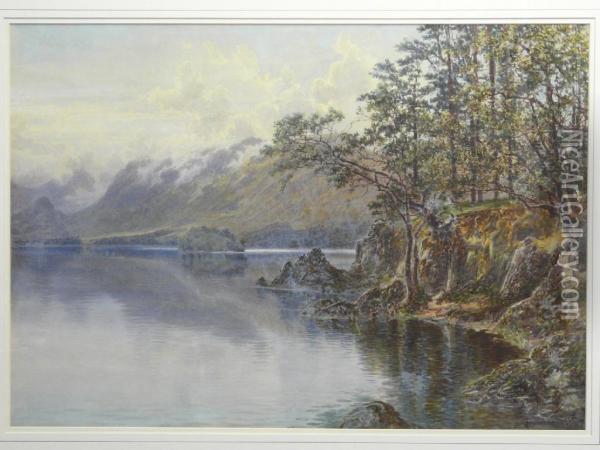 Lake District Landscape Oil Painting - Thomas Greenhalch