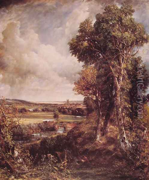 Dedham Vale 1802 Oil Painting - John Constable
